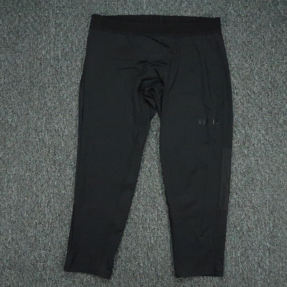 NOBULL Pants Mens XL Black Compression Tapered Stretch Performance Training